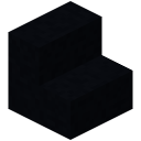 Schwarze Betontreppe