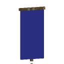 Blaues Banner