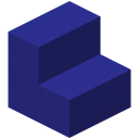Blaue Betontreppe