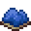 Blauer Farbstoff