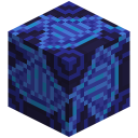 Blaue glasierte Keramik