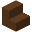 Braune Betontreppe