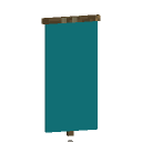 Türkises Banner