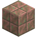 Angelaufener geschnittener Kupferblock