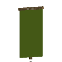 Grünes Banner