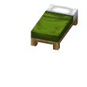 Grünes Bett