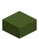 Grüne Betonstufe