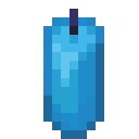 Hellblaue Kerze
