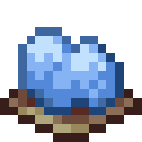 Hellblauer Farbstoff