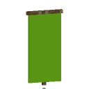 Hellgrünes Banner