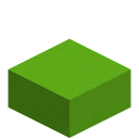 Hellgrüne Betonstufe