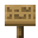 Eichenholzschild