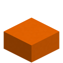 Orange Betonstufe