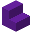 Violette Betontreppe