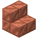 Gewachste geschnittene Kupfertreppe