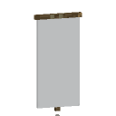 Weißes Banner