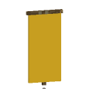 Gelbes Banner