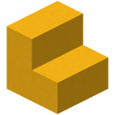 Gelbe Betontreppe